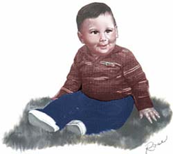 Baby Pastel Portrait