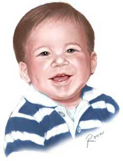 Child Pastel Portrait